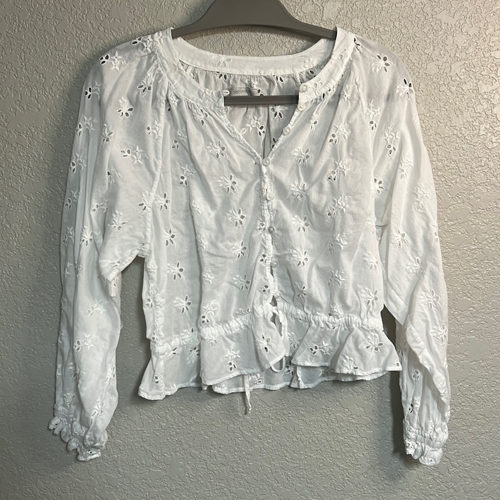 Outerknown Eyelet Top